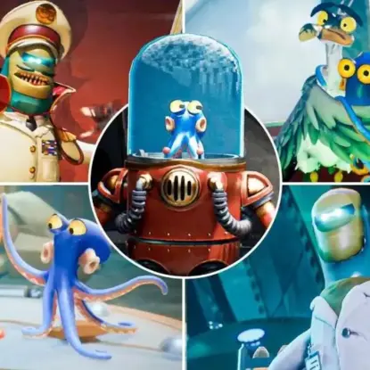 Darwin Paradox Octopus Escapes Alien Pursuit